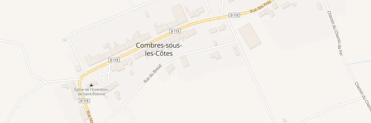 Plan du 3 Rue du Breuil à Combres-sous-les-Côtes