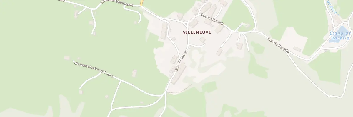 Plan du 2 Rue du Lavoir Villeneuve à Sarrogna