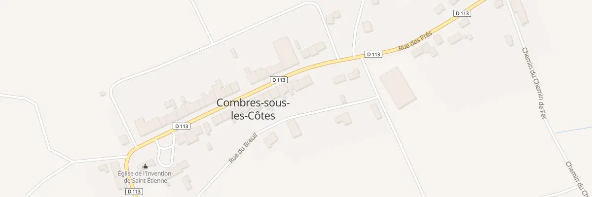 Plan du 11 Rue Maurice Genevoix à Combres-sous-les-Côtes