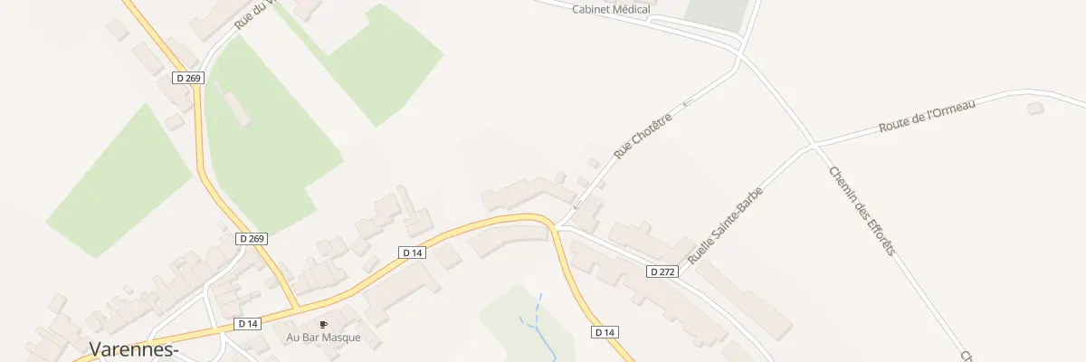 Plan du 35 Rue Varandelle à Varennes-sur-Amance