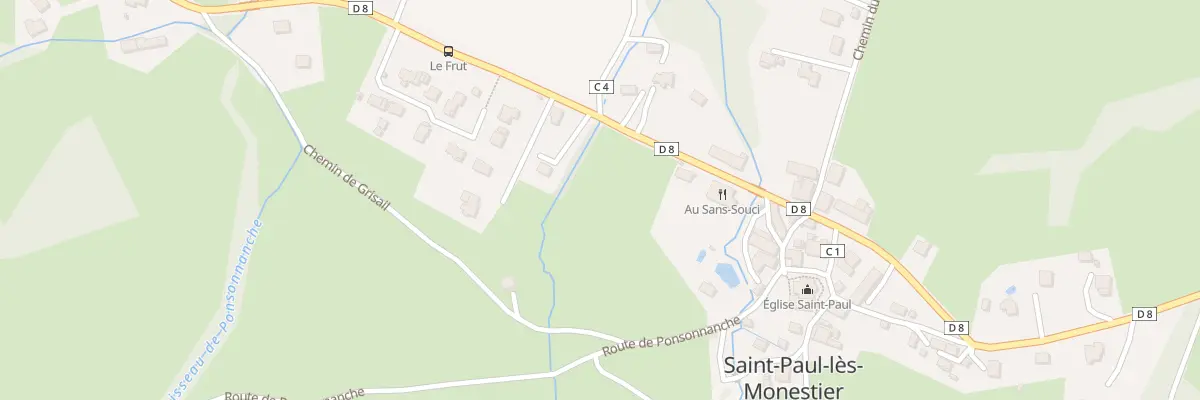Plan du 107 Saint Paul à Saint-Paul-lès-Monestier