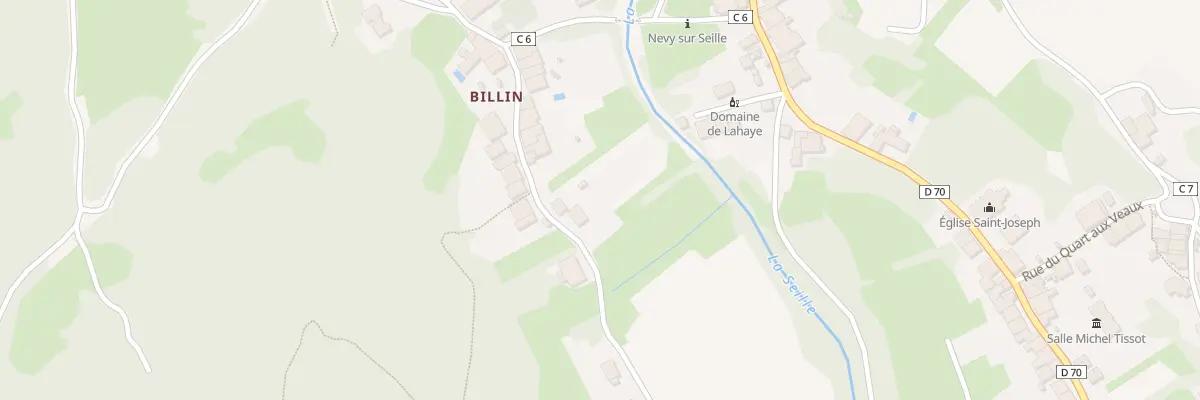 Plan du 237 En Billin à Nevy-sur-Seille