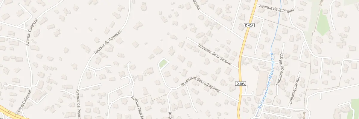 Plan du 9007 Bd des Aubepines à La Ciotat