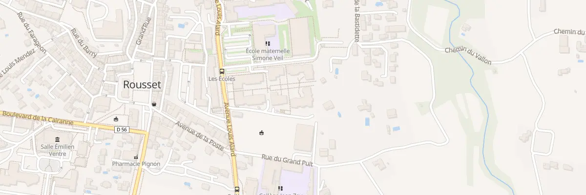 Plan du 111 Rue Paul Blanc à Rousset