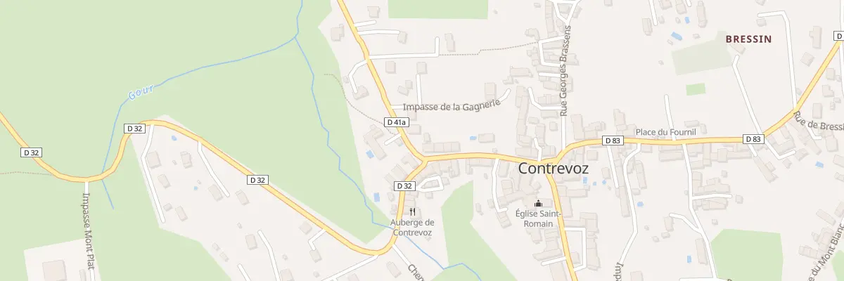 Plan du 5089 Rte de Rossillon à Contrevoz