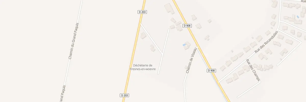 Plan du 27 Rue des Eparges à Fresnes-en-Woëvre