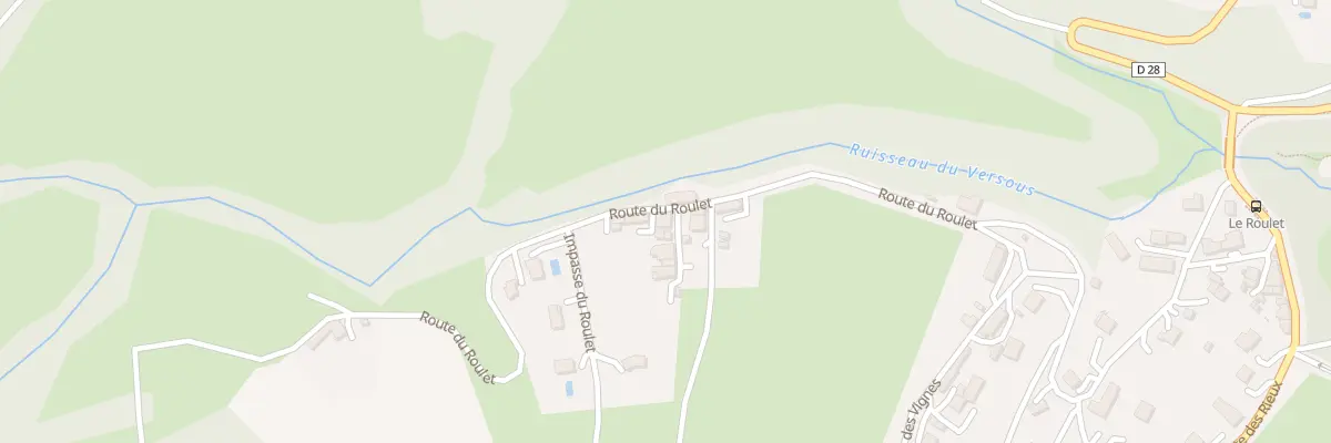 Plan du 709 Rte du Roulet à Saint-Geoire-en-Valdaine