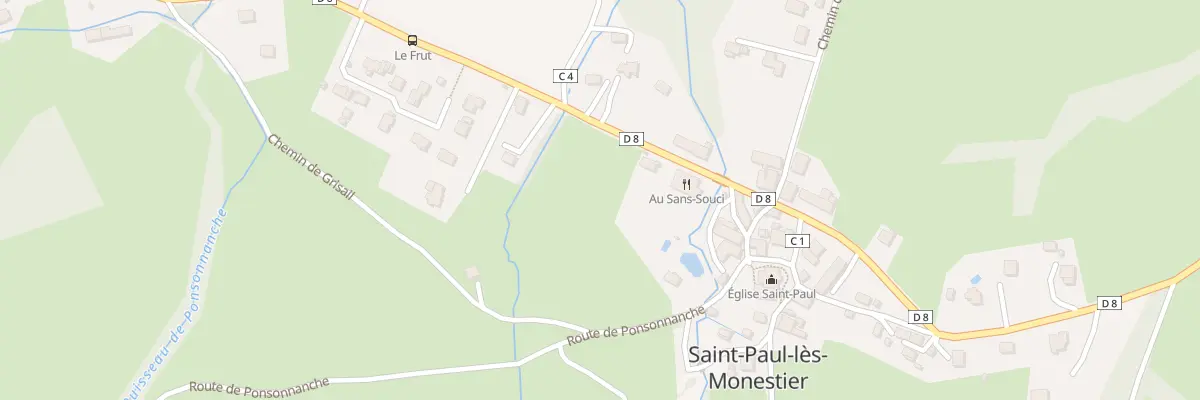 Plan du 112 Saint Paul à Saint-Paul-lès-Monestier