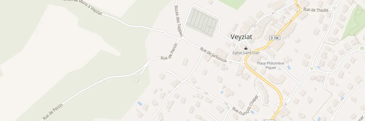Plan du 66 Rue de la Paillette à Oyonnax