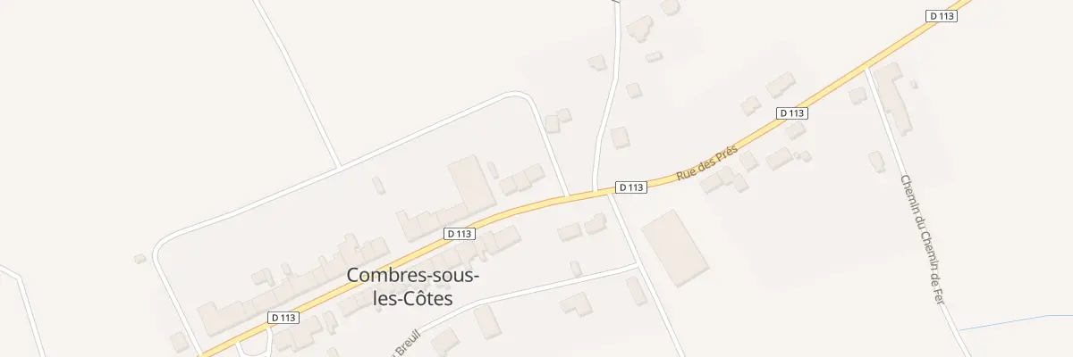 Plan du 2 Rue Maurice Genevoix à Combres-sous-les-Côtes