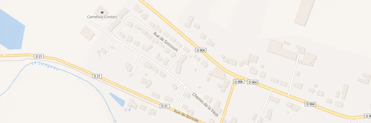 Plan du 13 Rue de Soncourt à Fresnes-en-Woëvre