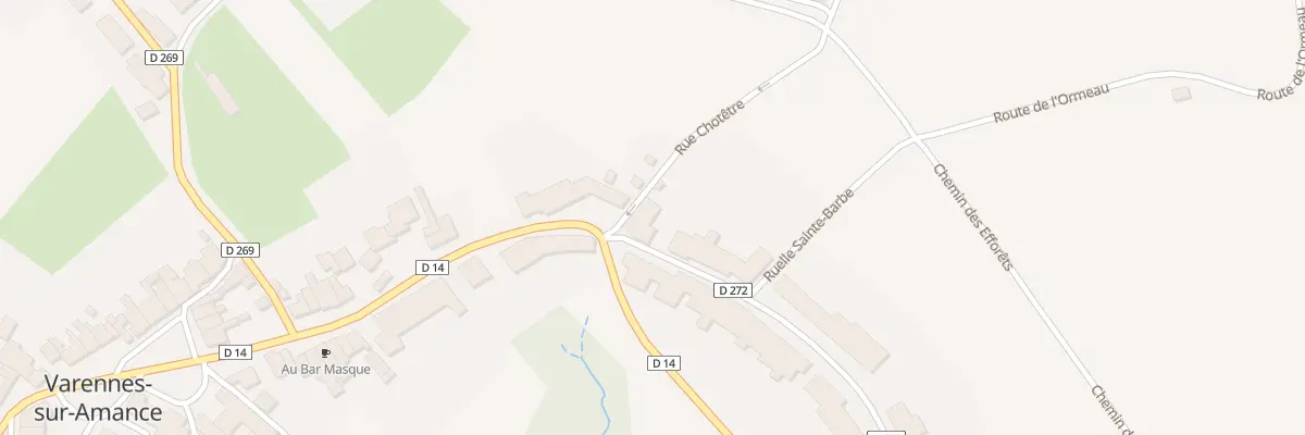 Plan du 3 Rue Sainte Barbe à Varennes-sur-Amance