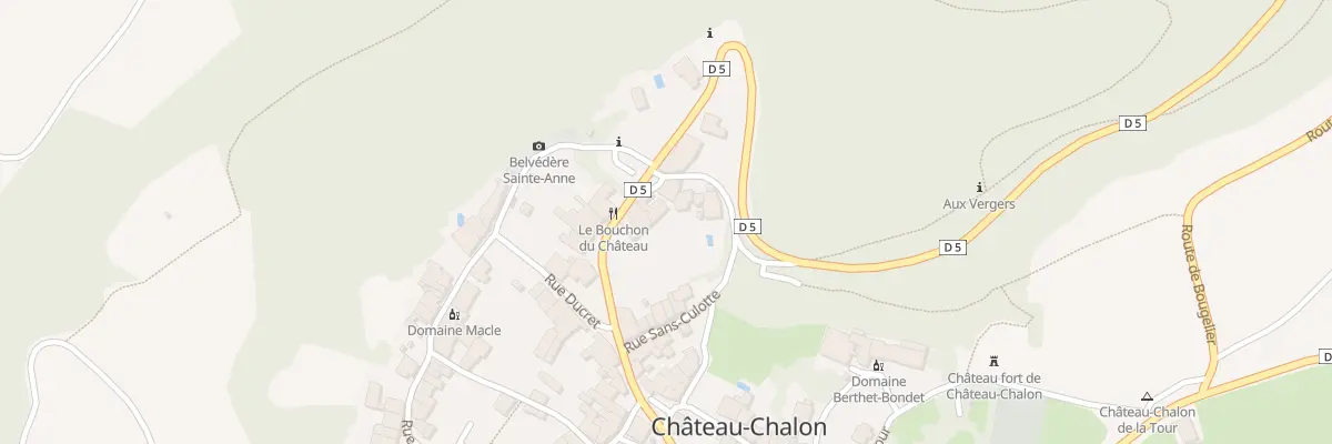 Plan du 3 Rue Saint-Jean à Château-Chalon