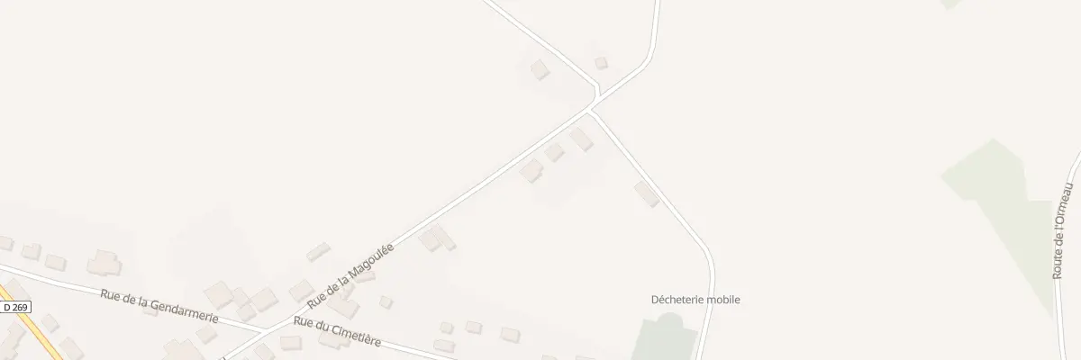 Plan du 8 Rue de la Magoulée à Varennes-sur-Amance