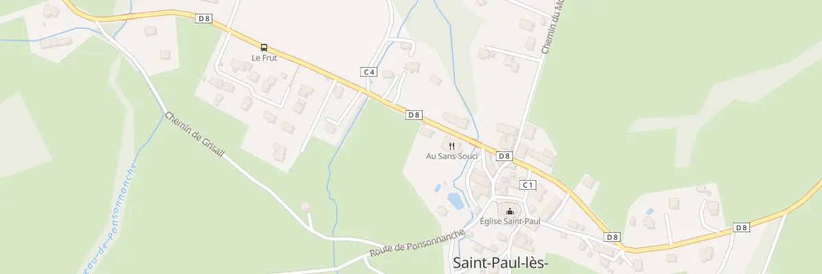 Plan du 59 Saint Paul à Saint-Paul-lès-Monestier