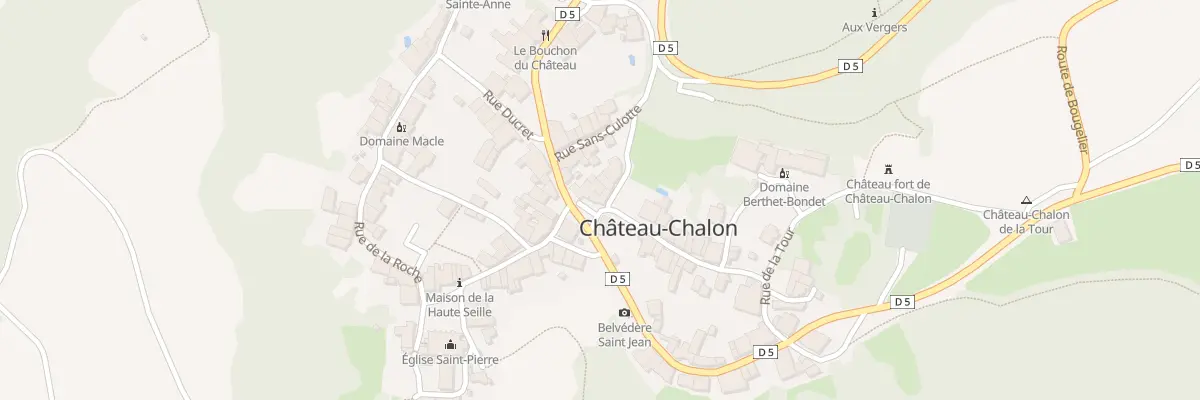 Plan du 3 Pl de la Mairie à Château-Chalon