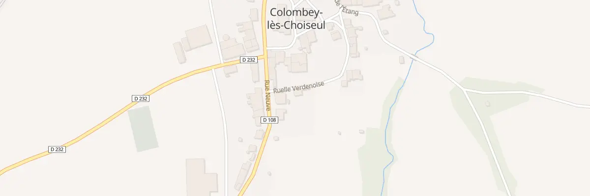 Plan du 10 Rue de la Mairie à Colombey Ch à Breuvannes-en-Bassigny