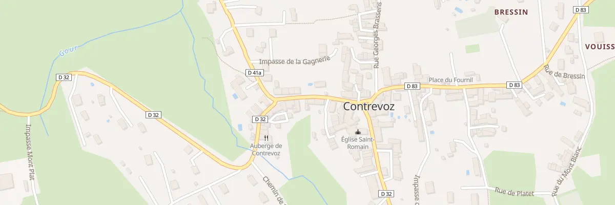 Plan du 5105 Rte de la Bresse à Contrevoz