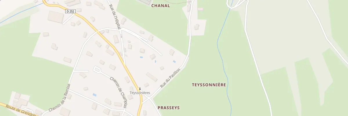 Plan du 324 Rue du Pavillon à Clelles