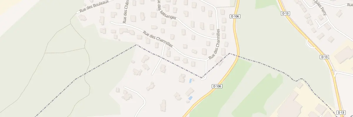 Plan du 611 Rue des Charmilles à Oyonnax