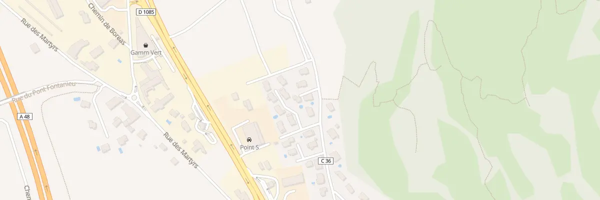 Plan du 391 Che des Balmes à Voreppe