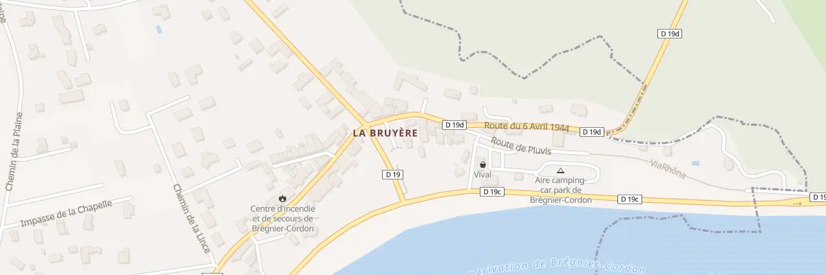 Plan du 66 Rue de la Poste à Brégnier-Cordon