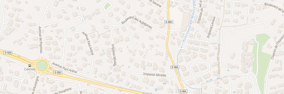 Plan du 9008 Bd des Aubepines à La Ciotat