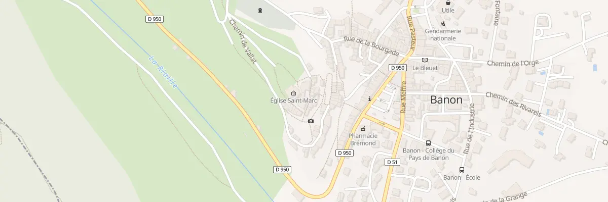 Plan du 41 Rue de l’Hôtel Dieu à Banon