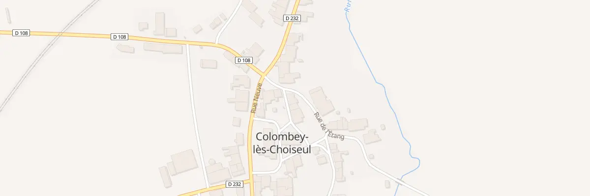 Plan du 2 Rue de l’Eglise a Colombey à Breuvannes-en-Bassigny