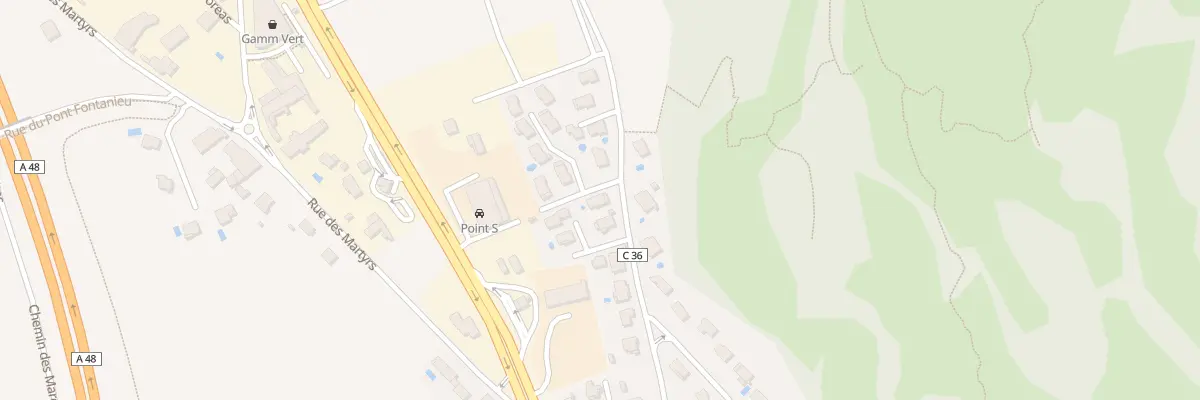 Plan du 299 Che des Balmes à Voreppe