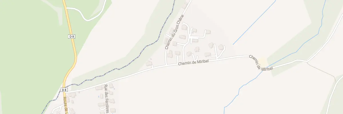 Plan du 5143 Che de Miribel à Miribel-Lanchâtre