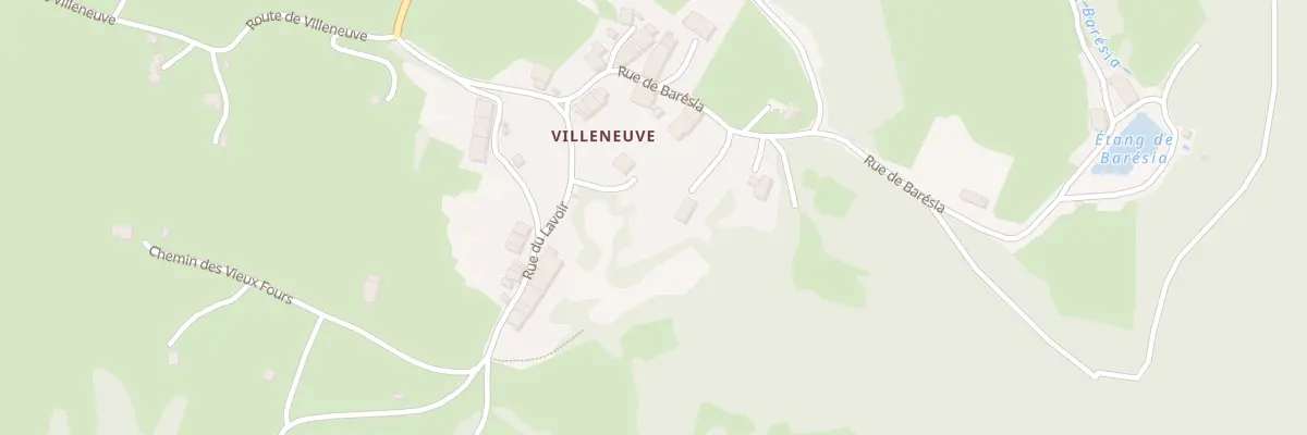 Plan du 6B Rue de Baresia Villeneuve à Sarrogna