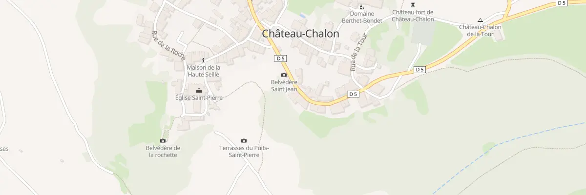 Plan du 20 Rue Saint-Jean à Château-Chalon