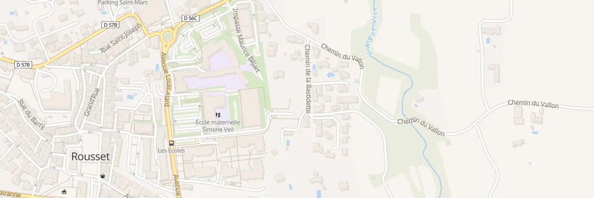 Plan du 200 Rue Marcel Bellon à Rousset