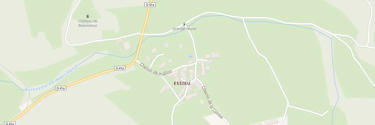 Plan du 5157 Essieu à Saint-Germain-les-Paroisses