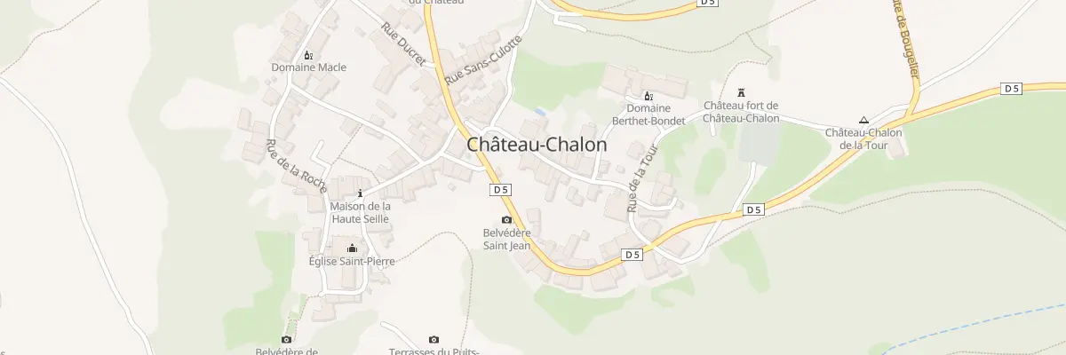 Plan du 6 Rue des Chèvres à Château-Chalon