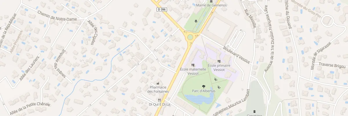 Plan du 5372 Arrosage de la Pointe à Gémenos