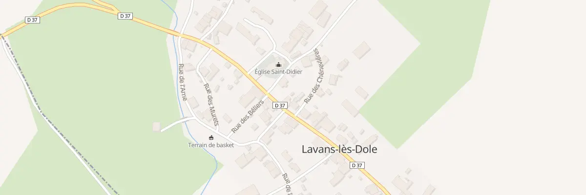 Plan du 22 Rue du Four Banal à Lavans-lès-Dole