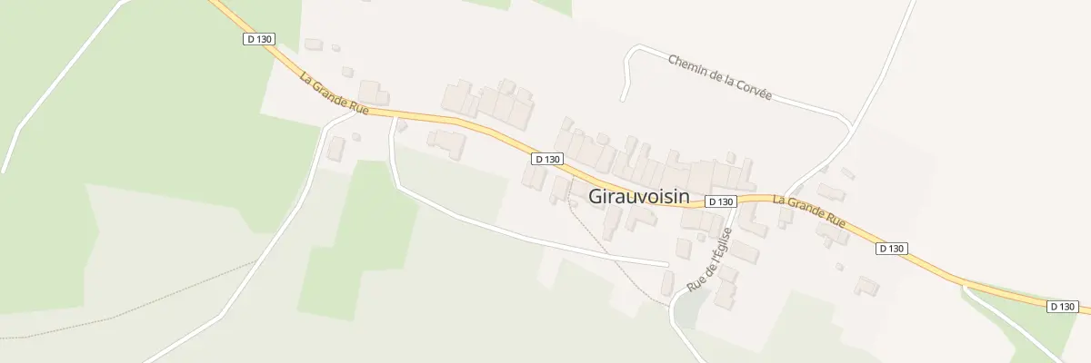 Plan du 10 Gr La Grande Rue à Girauvoisin