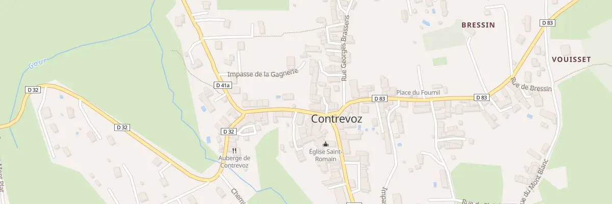 Plan du 5086 Contrevoz à Contrevoz