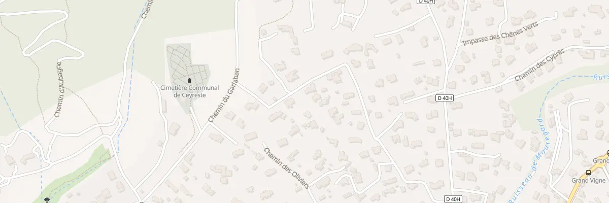 Plan du 33B Che des Gabrielles à Ceyreste