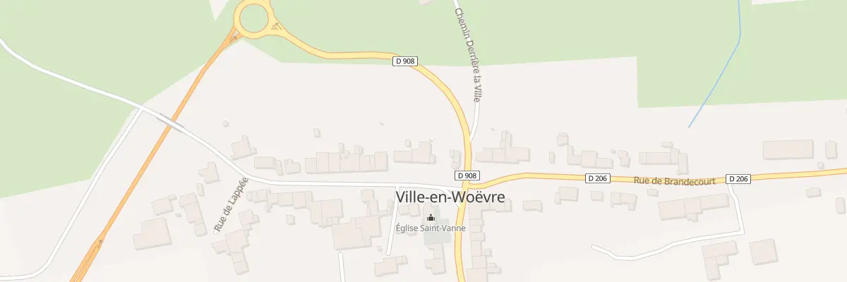 Plan du 4 Rue de Lappee à Ville-en-Woëvre