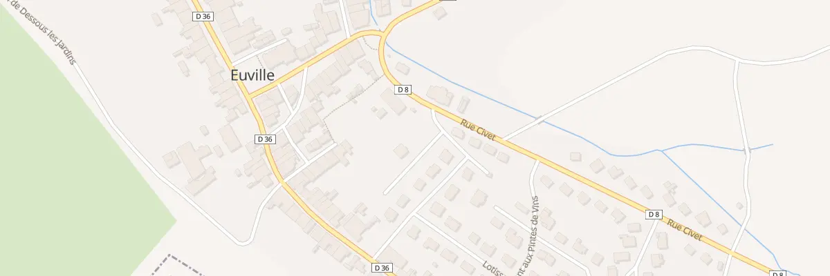 Plan du 9 Rue Civet à Euville