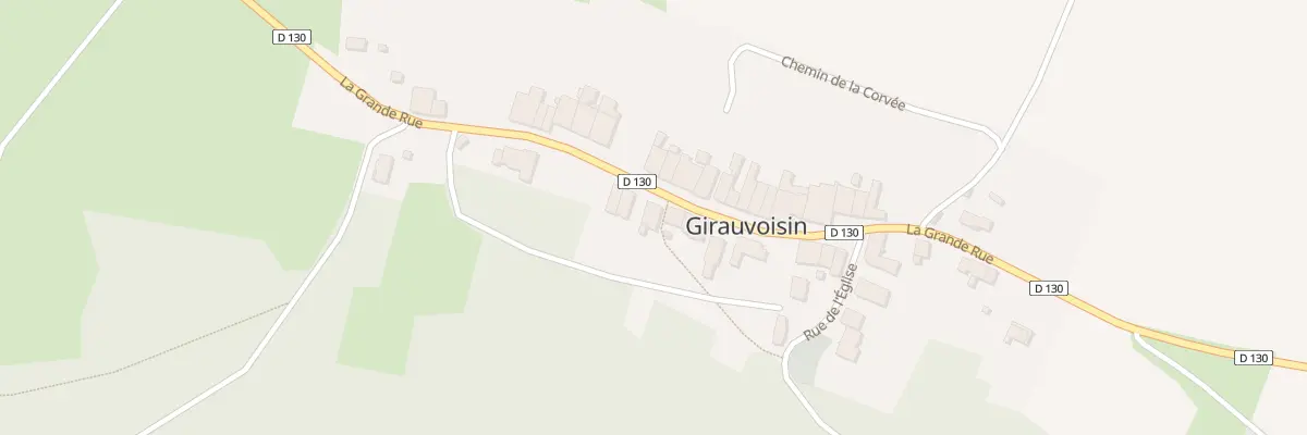 Plan du 12 Gr La Grande Rue à Girauvoisin