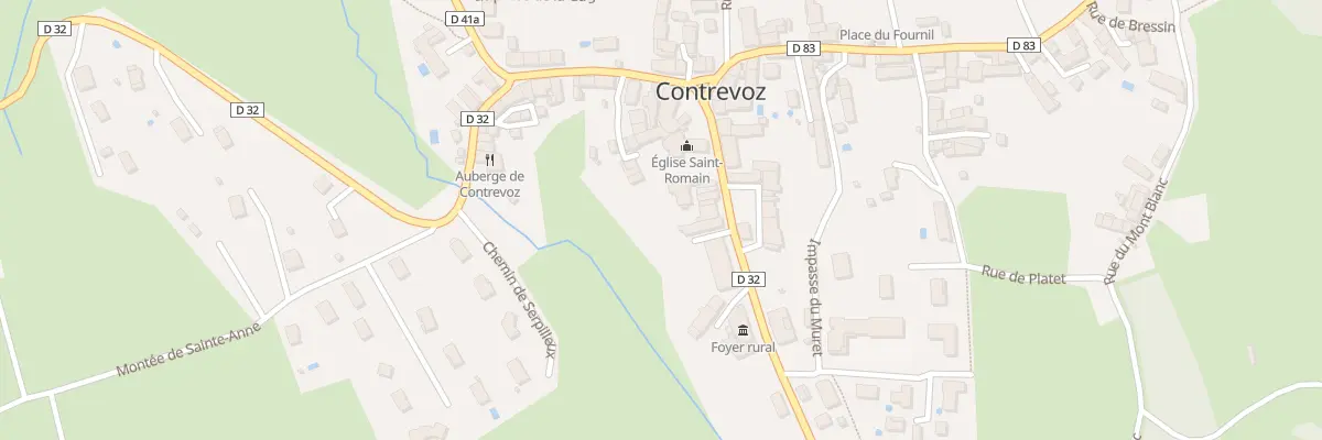 Plan du 5116 Contrevoz à Contrevoz