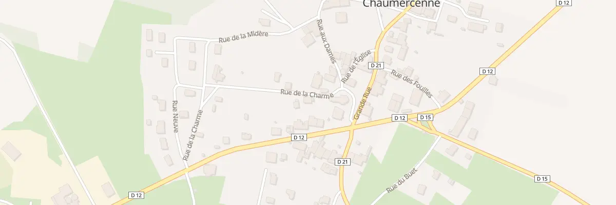 Plan du 5001F Rue de la Charme à Chaumercenne
