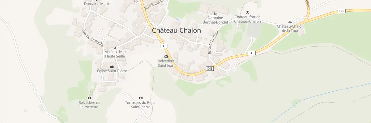 Plan du 23 Rue Saint-Jean à Château-Chalon