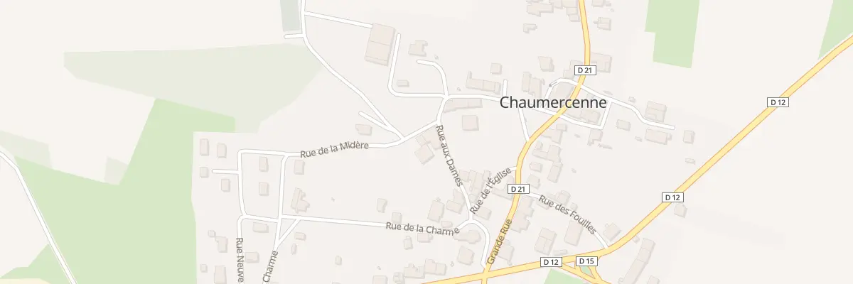 Plan du 2 Rue aux Dames à Chaumercenne