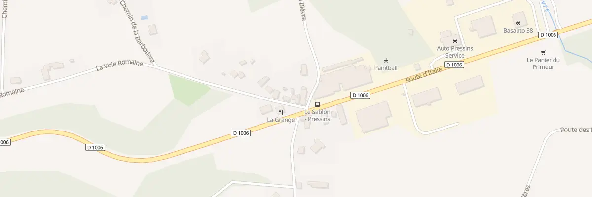 Plan du 20 La Voie Romaine à Pressins