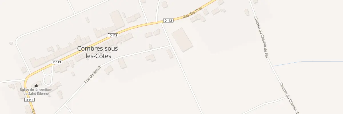 Plan du 1 Rue du Breuil à Combres-sous-les-Côtes